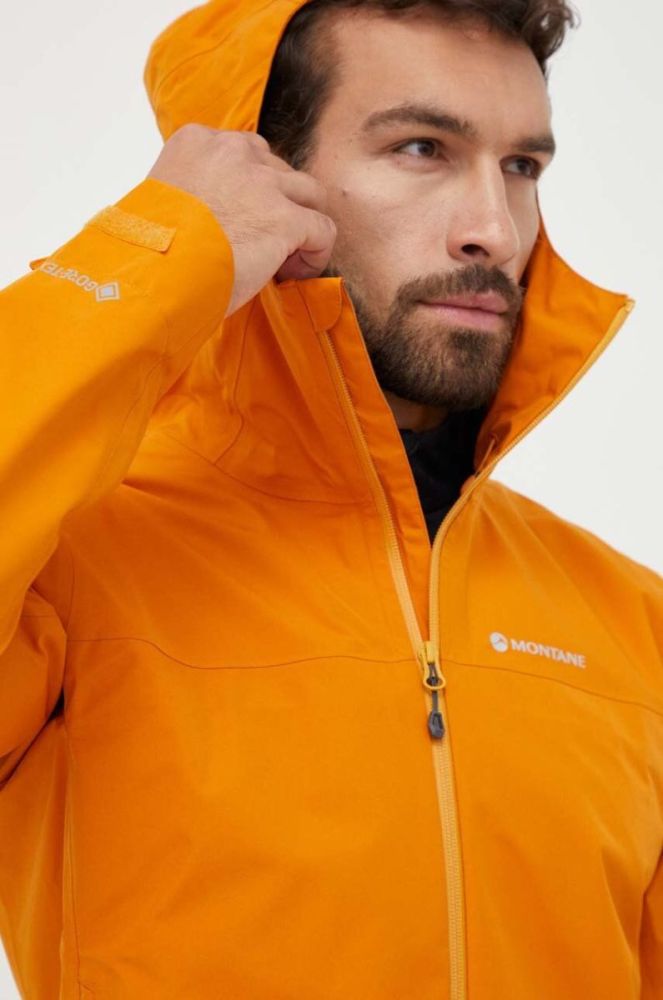 Дощовик Montane Spirit чоловіча колір помаранчевий gore-tex фото 5