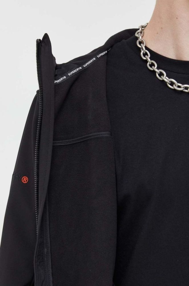 Куртка Superdry чоловіча колір чорний перехідна (3489807) фото 9