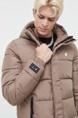Куртка Superdry чоловіча колір бежевий зимова (3621874)