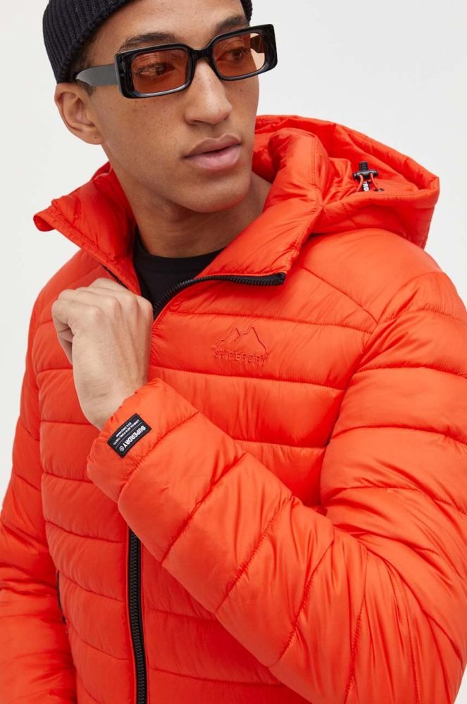Куртка Superdry чоловіча колір помаранчевий зимова (3575193)