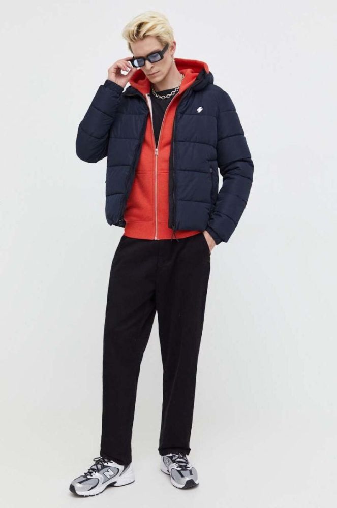 Куртка Superdry чоловіча колір синій зимова (3489831) фото 2