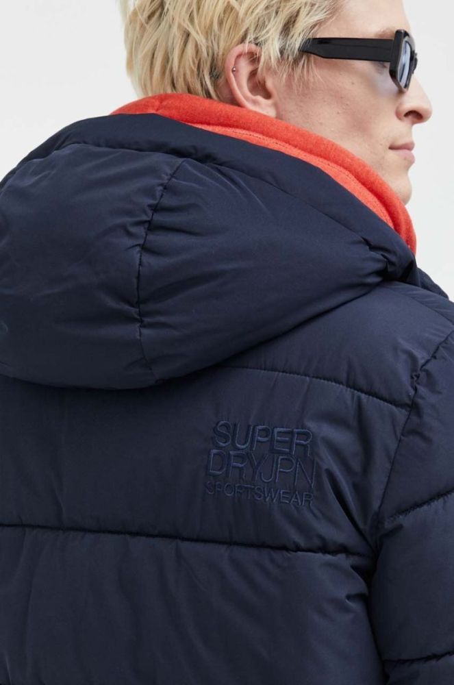 Куртка Superdry чоловіча колір синій зимова (3489831) фото 5