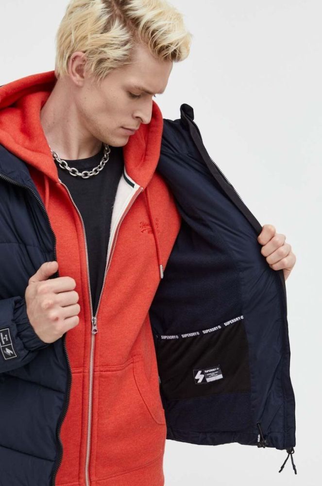 Куртка Superdry чоловіча колір синій зимова (3489831) фото 7