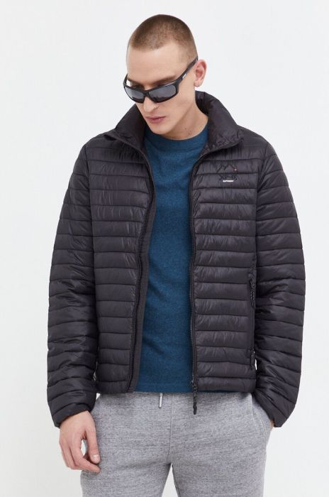 Куртка Superdry чоловіча колір чорний перехідна (3676127)