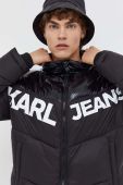 Куртка Karl Lagerfeld Jeans чоловіча колір чорний зимова (3511970)