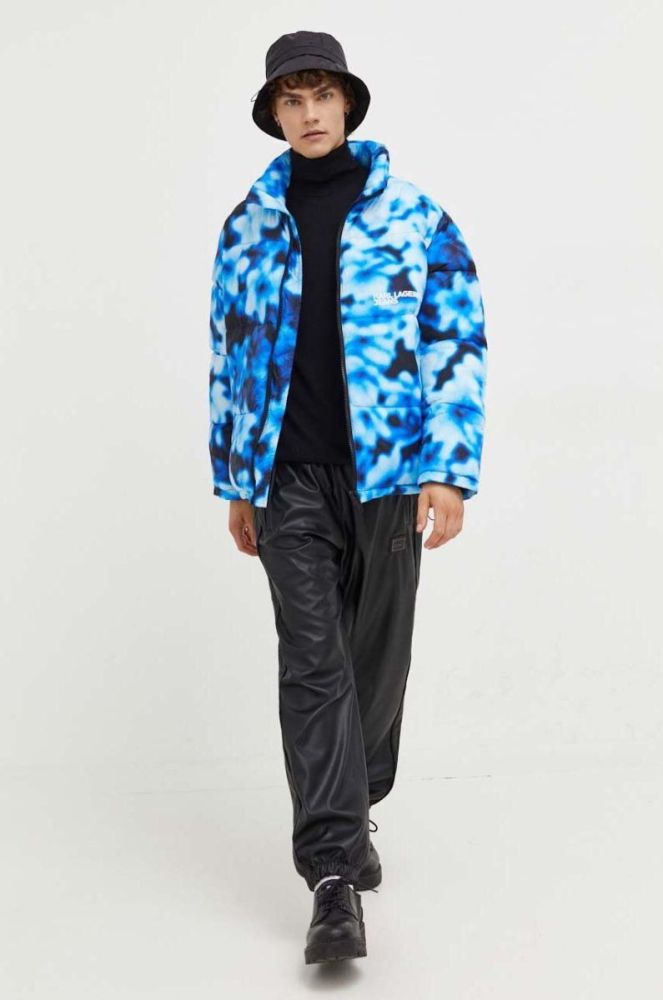 Куртка Karl Lagerfeld Jeans чоловіча зимова колір барвистий фото 2