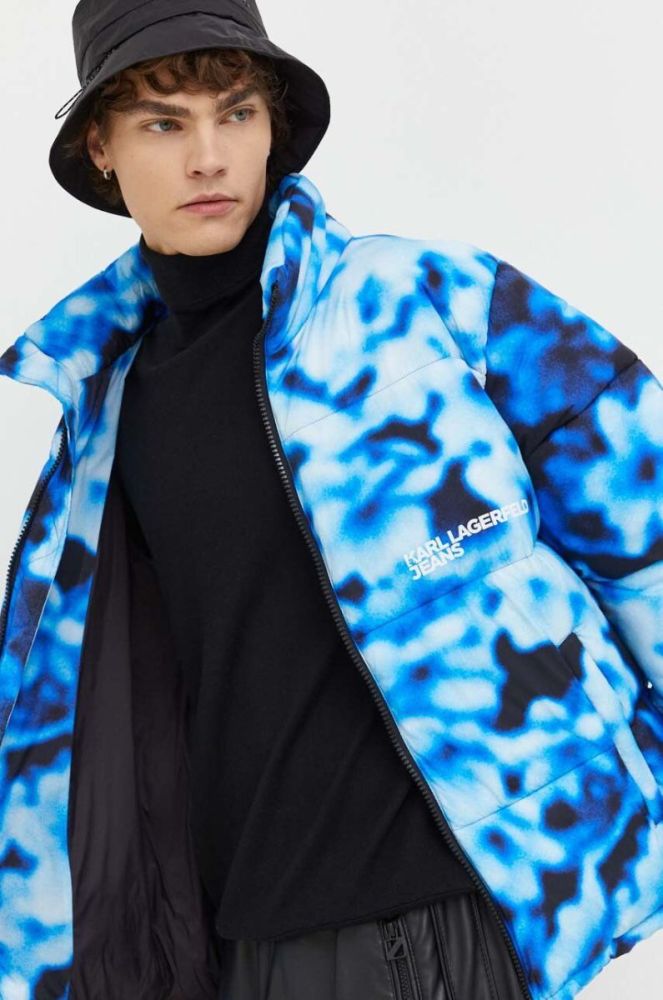 Куртка Karl Lagerfeld Jeans чоловіча зимова колір барвистий фото 6