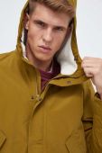 Парка Jack Wolfskin чоловіча колір зелений перехідна Парка Jack Wolfskin чоловіча колір зелений перехідна