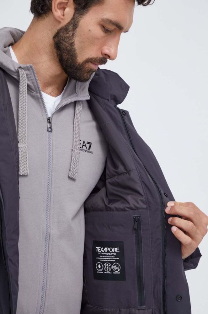 Куртка Jack Wolfskin чоловіча колір чорний перехідна (3593123) фото 6