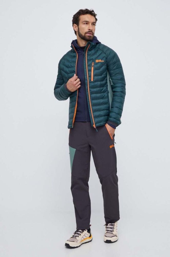 Спортивна куртка Jack Wolfskin колір зелений фото 2