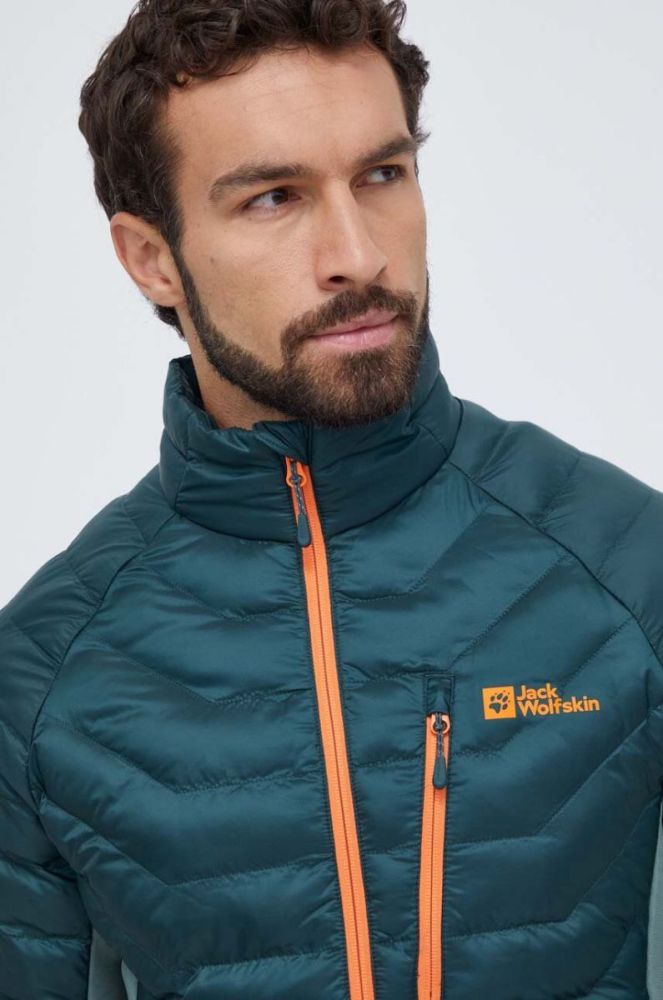 Спортивна куртка Jack Wolfskin колір зелений фото 4