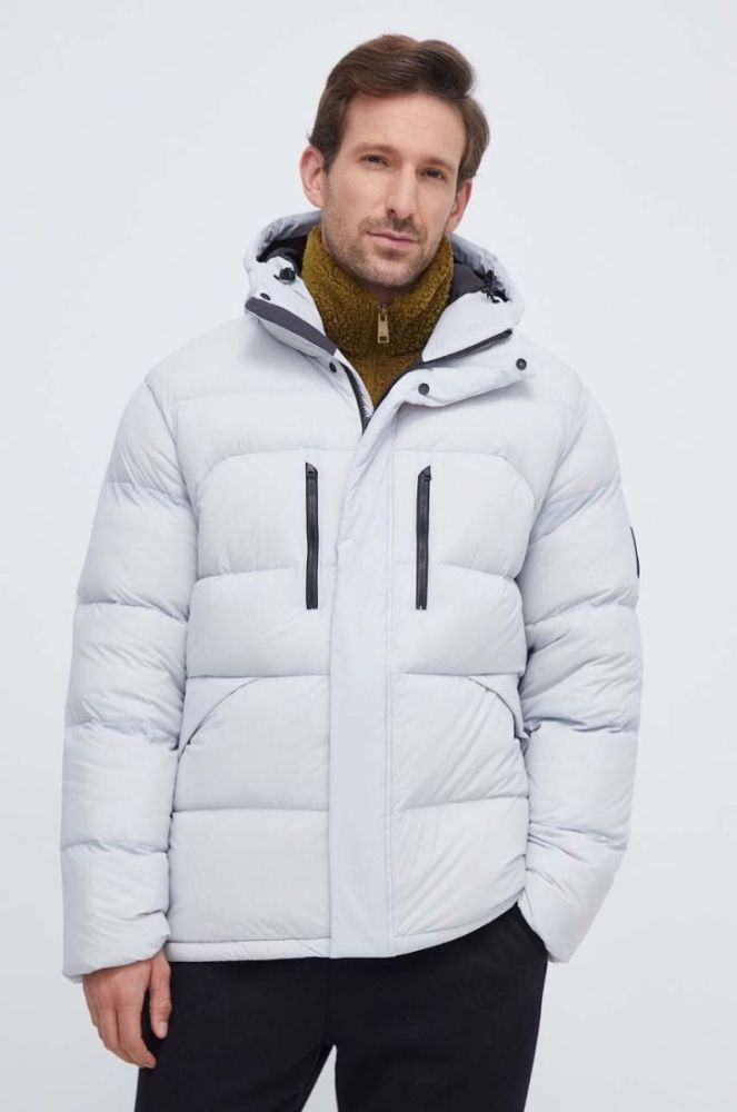 Пухова куртка Jack Wolfskin чоловіча колір сірий зимова (3585894) фото 4