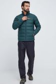 Спортивна пухова куртка Jack Wolfskin Ather колір зелений Спортивна пухова куртка Jack Wolfskin Ather колір зелений