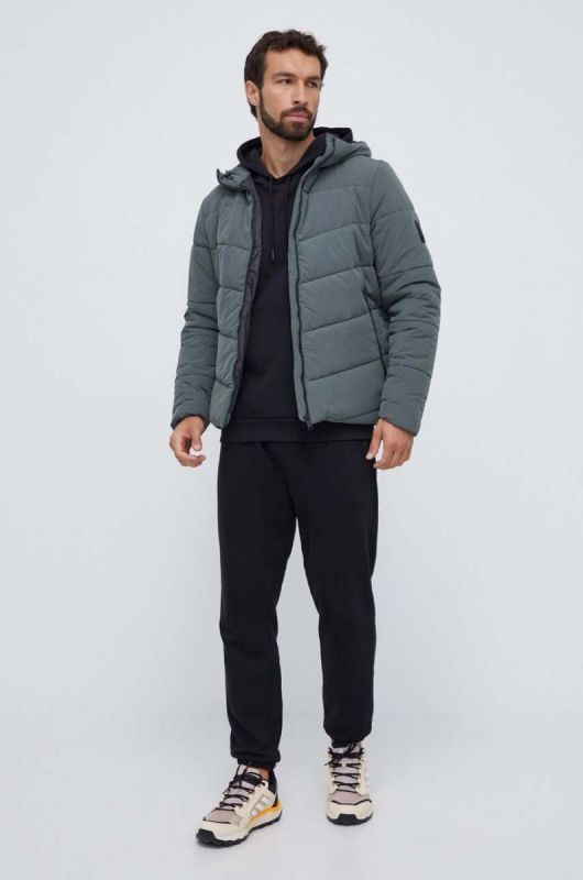 Куртка Jack Wolfskin чоловіча колір сірий зимова фото 2