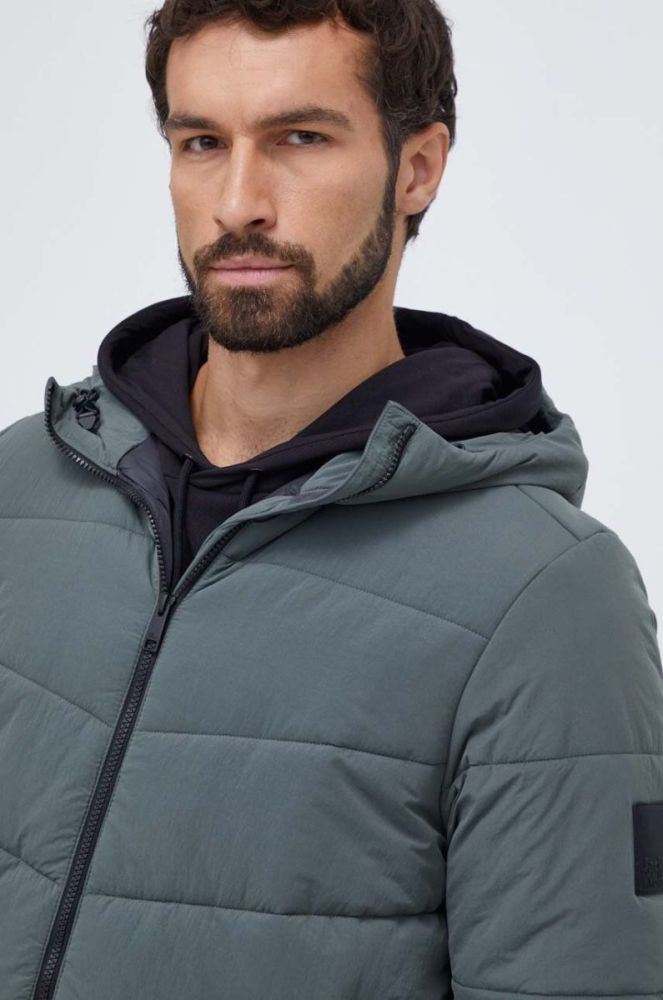 Куртка Jack Wolfskin чоловіча колір сірий зимова фото 4