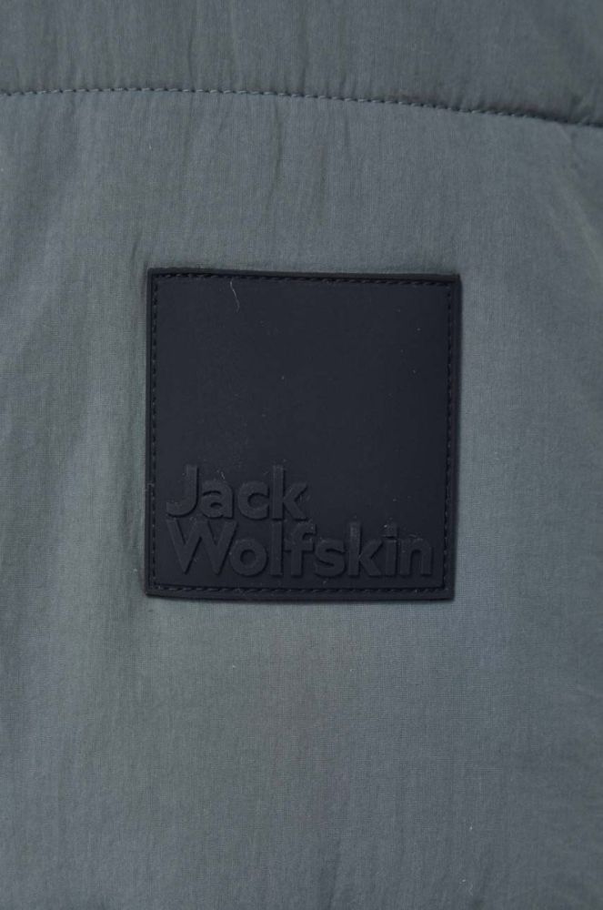 Куртка Jack Wolfskin чоловіча колір сірий зимова фото 5