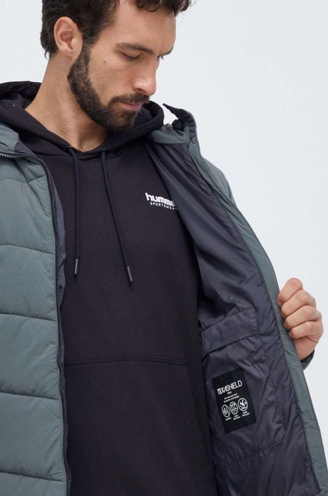Куртка Jack Wolfskin чоловіча колір сірий зимова фото 6