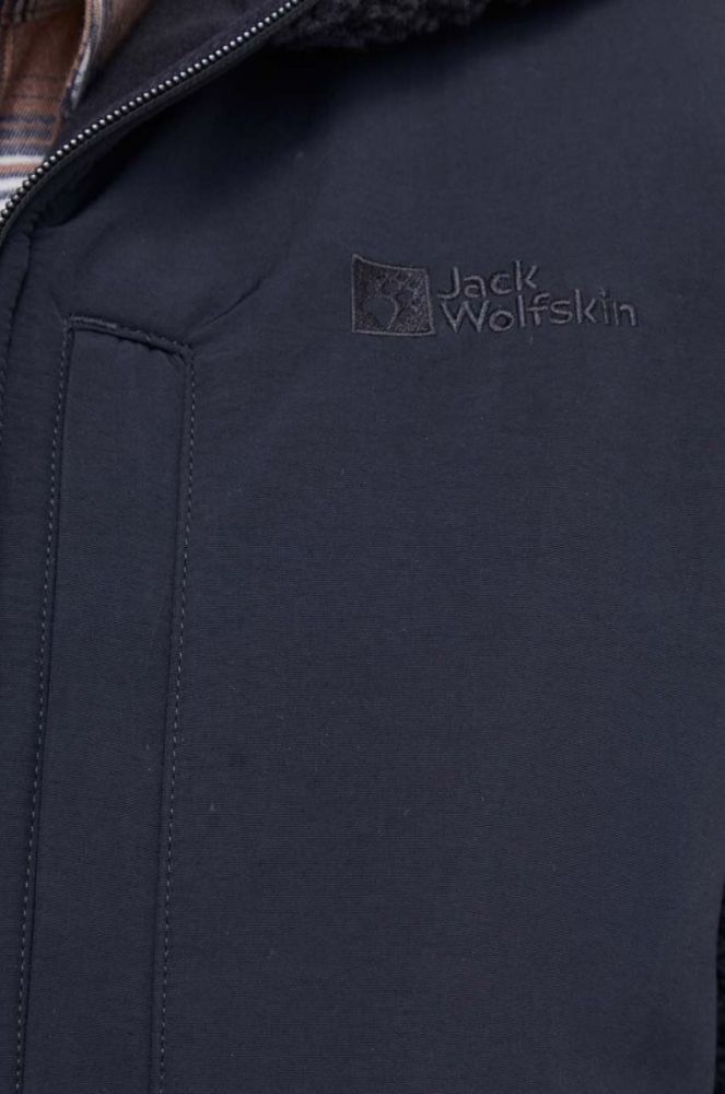Куртка Jack Wolfskin чоловіча колір чорний перехідна (3585898) фото 5