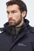 Куртка outdoor Jack Wolfskin Bergland 3in1 колір чорний Куртка outdoor Jack Wolfskin Bergland 3in1 колір чорний