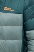 Спортивна пухова куртка Jack Wolfskin Nebelhorn колір зелений Спортивна пухова куртка Jack Wolfskin Nebelhorn колір зелений