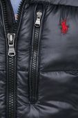 Пухова безрукавка Polo Ralph Lauren чоловічий колір чорний