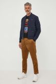 Куртка-бомбер Polo Ralph Lauren чоловічий колір синій перехідна