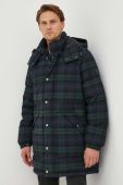 Вовняна пухова куртка Polo Ralph Lauren колір синій зимова