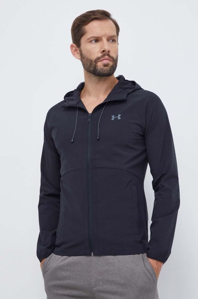 Куртка Under Armour чоловіча колір чорний перехідна (3638751)