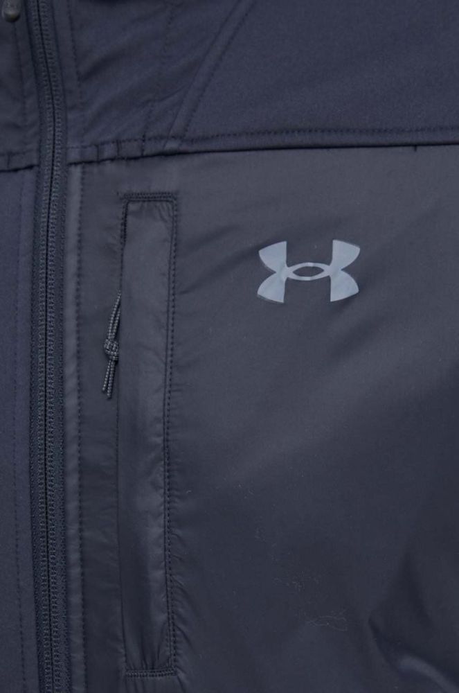 Куртка Under Armour чоловіча колір чорний перехідна (3655093) фото 5