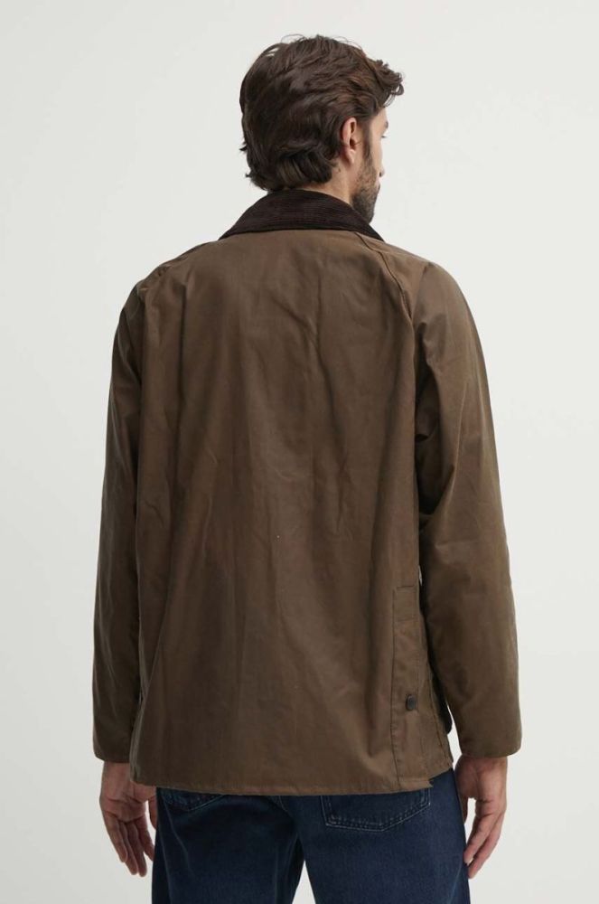 Куртка Barbour чоловіча колір коричневий перехідна фото 3