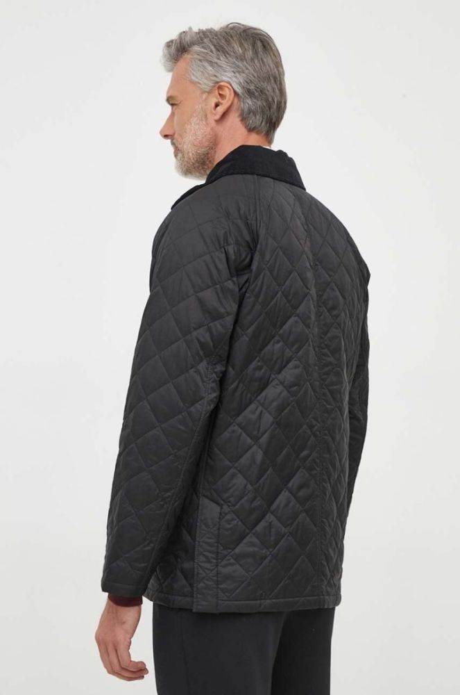 Куртка Barbour чоловіча колір чорний перехідна (3496873) фото 3