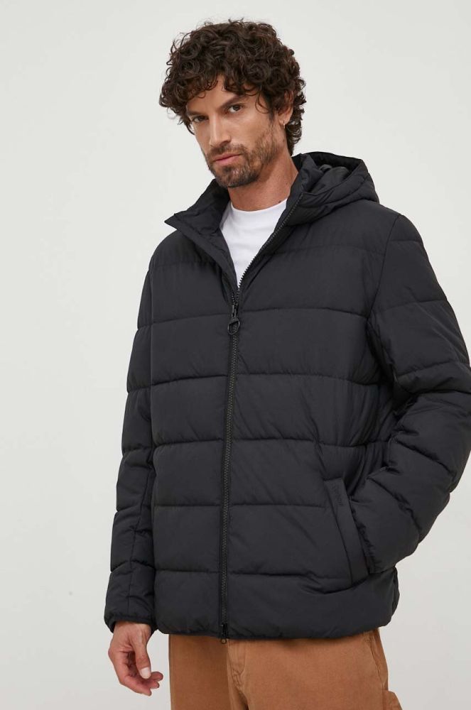 Куртка Barbour чоловіча колір чорний зимова (3634997)