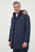Парка Barbour чоловіча колір синій зимова