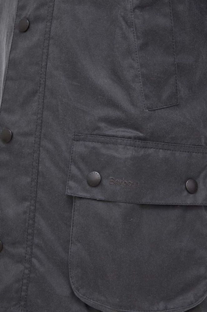 Куртка Barbour чоловіча колір сірий перехідна фото 5