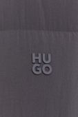 Пухова безрукавка HUGO чоловічий колір сірий зимовий