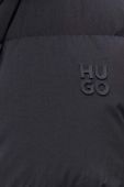 Пухова куртка HUGO чоловіча колір чорний зимова (3481771)