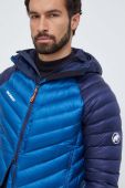 Спортивна пухова куртка Mammut Broad Peak IN Hooded колір синій Спортивна пухова куртка Mammut Broad Peak IN Hooded колір синій