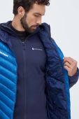 Спортивна пухова куртка Mammut Broad Peak IN Hooded колір синій Спортивна пухова куртка Mammut Broad Peak IN Hooded колір синій