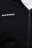 Спортивна кофта Mammut Aconcagua ML Hooded колір чорний з капюшоном однотонна