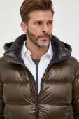 Пухова куртка Hetrego чоловіча колір зелений зимова (3593141)