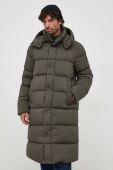 Пухова куртка Hetrego чоловіча колір зелений зимова (3633108)