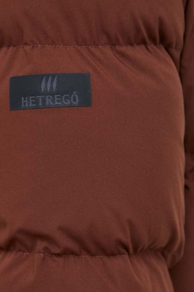 Пухова куртка Hetrego чоловіча колір коричневий зимова (3633104) фото 5