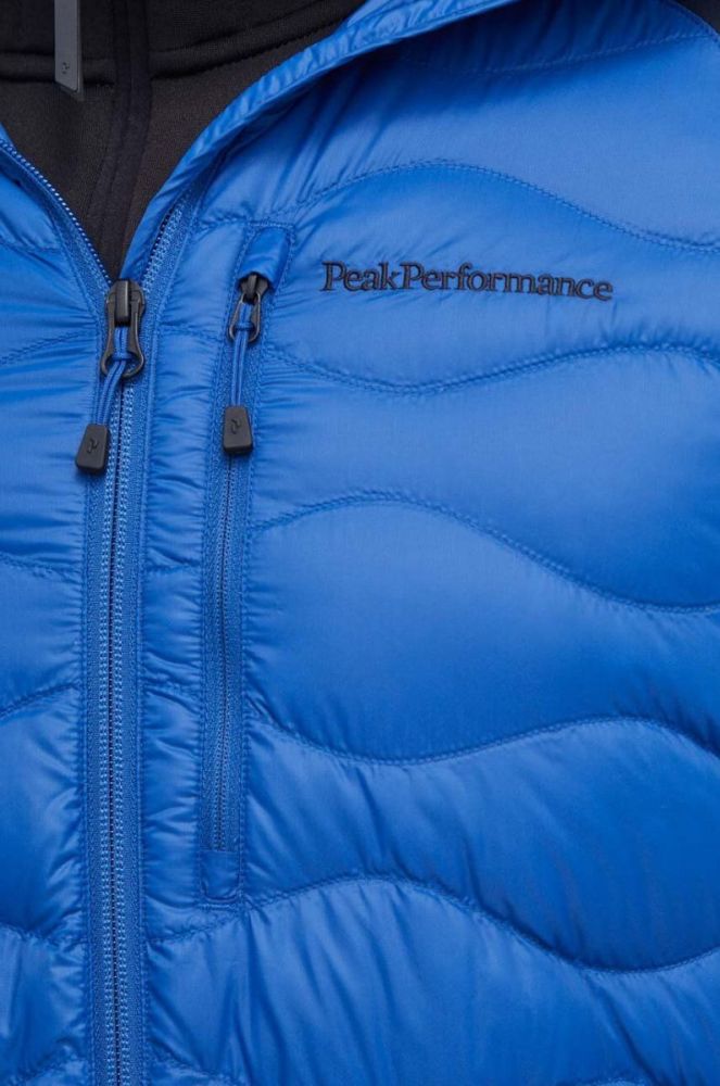 Спортивна пухова куртка Peak Performance Helium перехідна колір блакитний фото 5