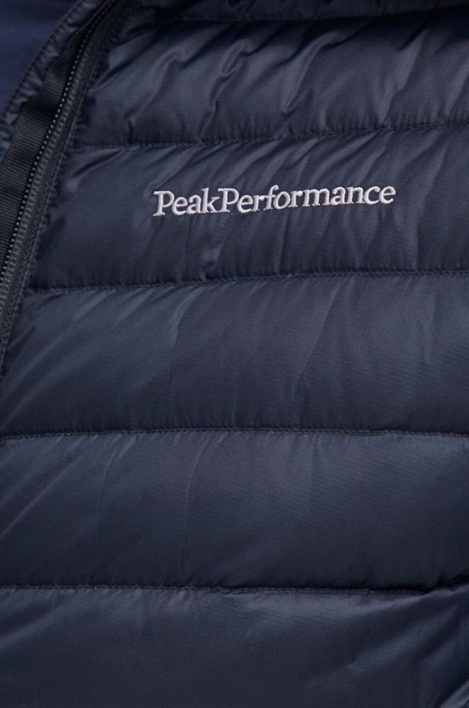 Пухова куртка Peak Performance чоловіча колір чорний перехідна фото 6