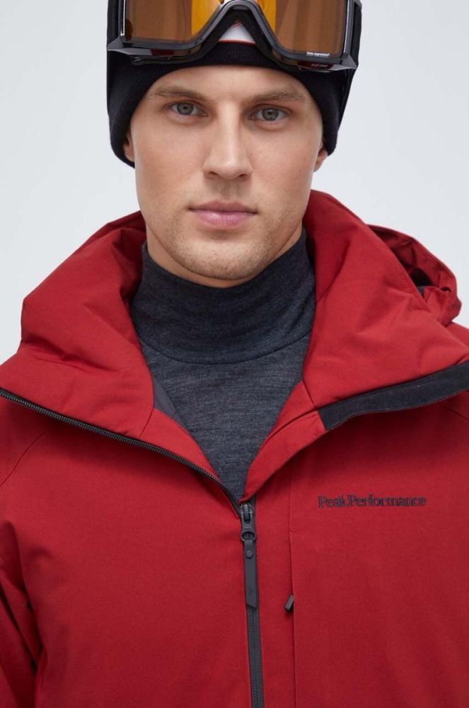 Гірськолижна куртка Peak Performance Maroon колір червоний фото 4