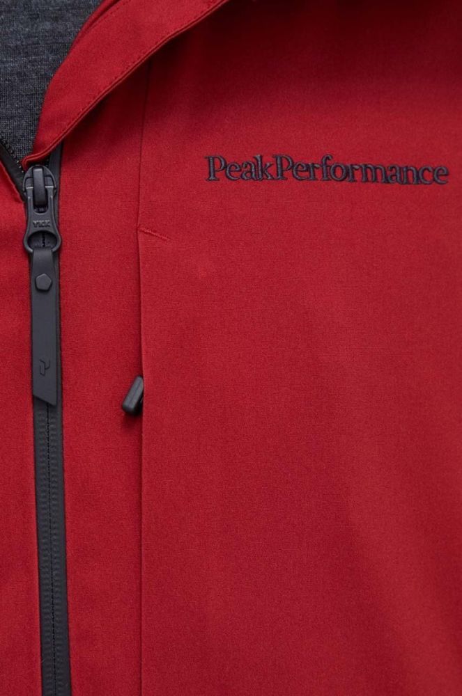 Гірськолижна куртка Peak Performance Maroon колір червоний фото 5