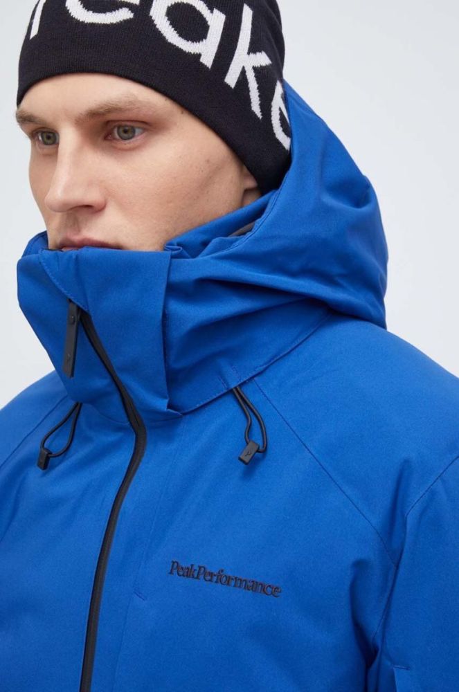 Гірськолижна куртка Peak Performance Maroon колір блакитний фото 4