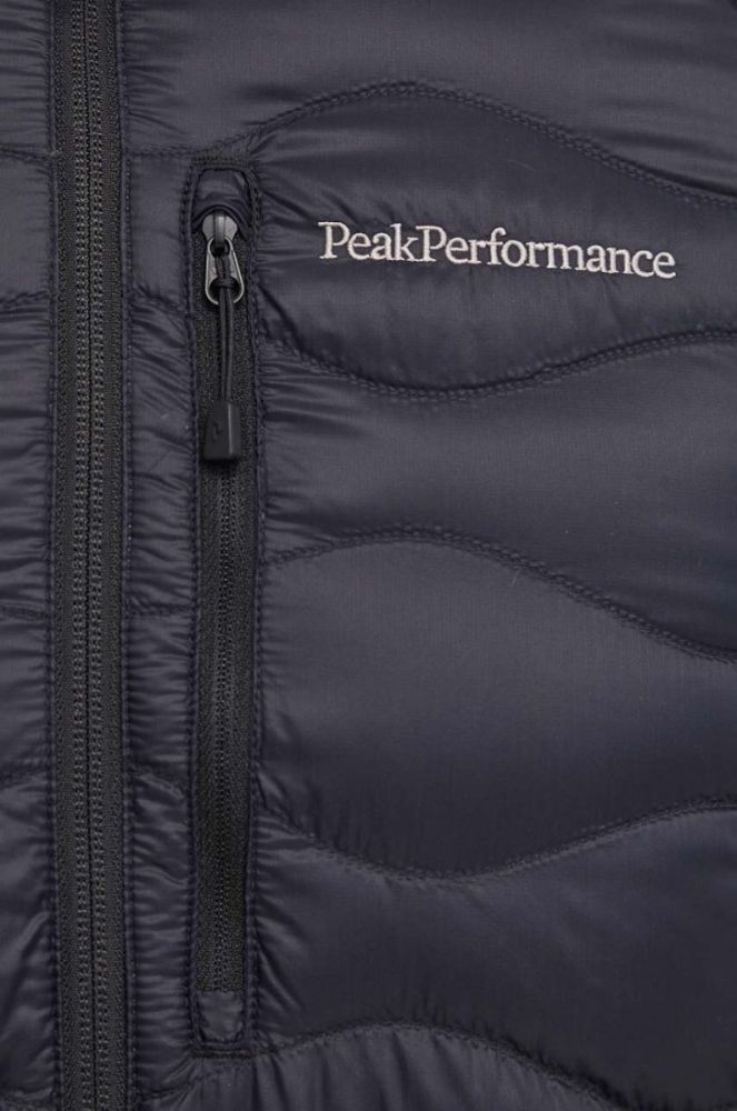 Спортивна пухова куртка Peak Performance Helium Down Hybrid колір чорний фото 5