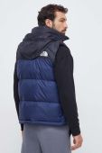 Пухова безрукавка The North Face чоловічий колір синій зимовий