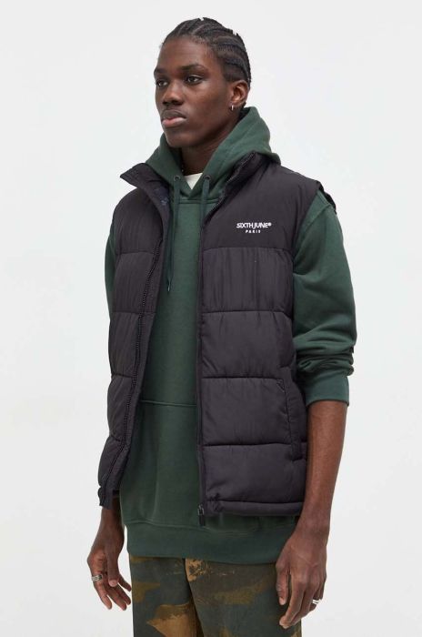 Безрукавка Sixth June чоловічий колір чорний зимовий (3681187)